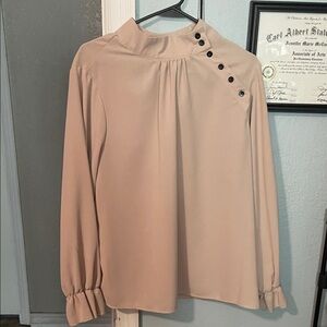 Elegant Beige Women's Top